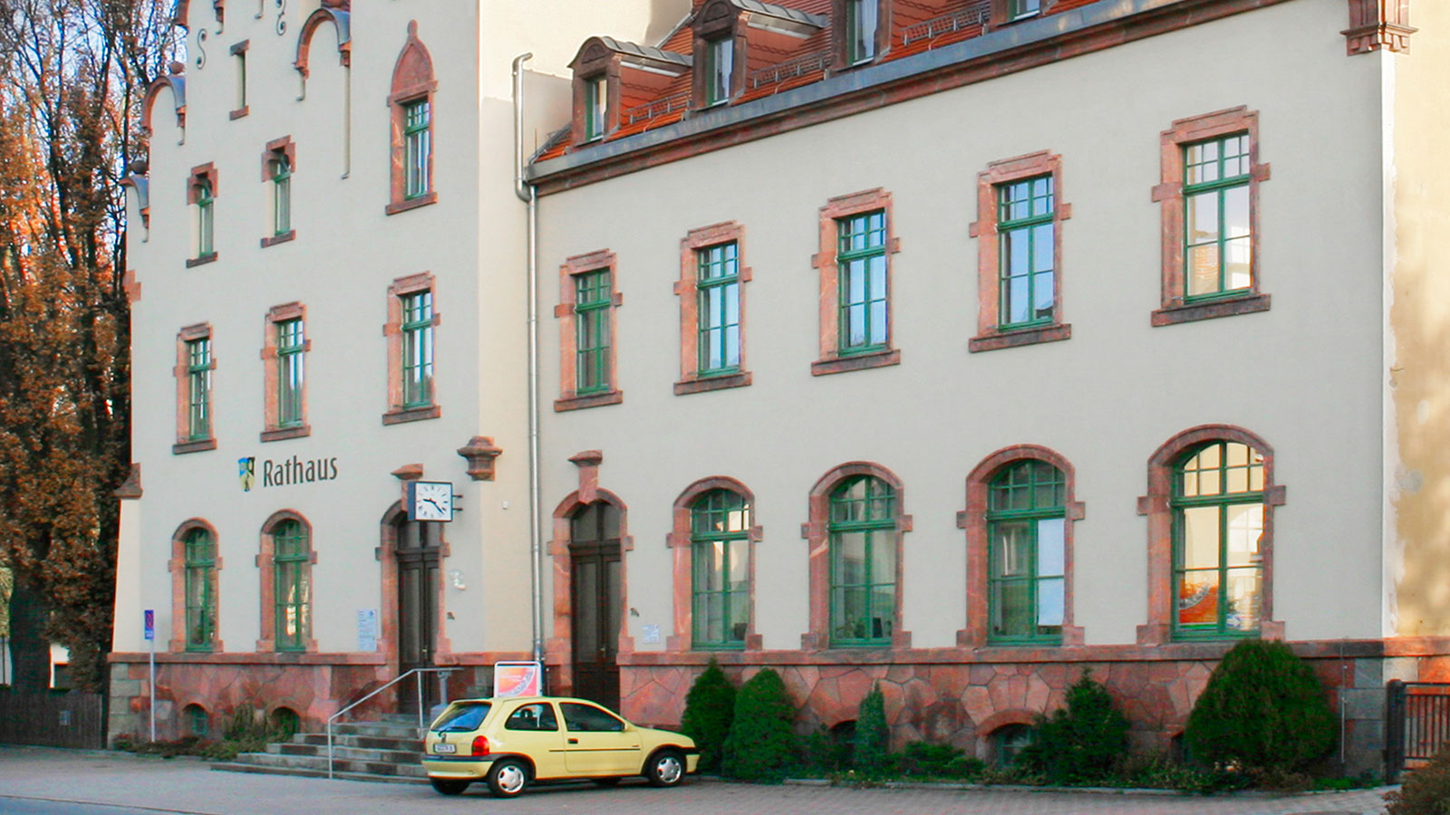 Außenansicht Stadtteilbibliothek Einsiedel